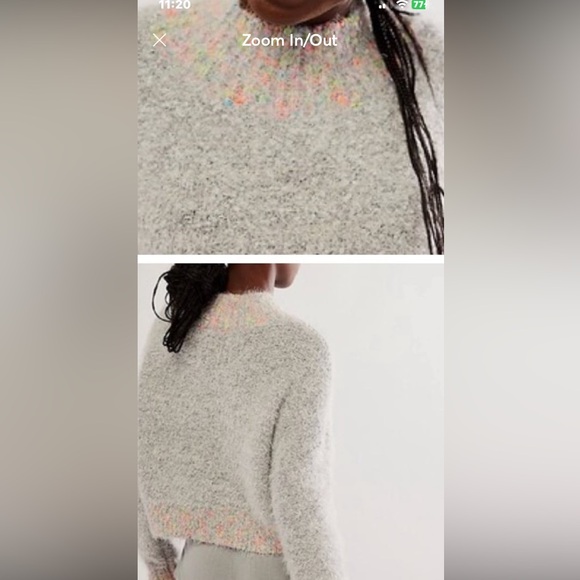 Free PeopleStardust Pullover. Size Lg - Picture 2 of 6